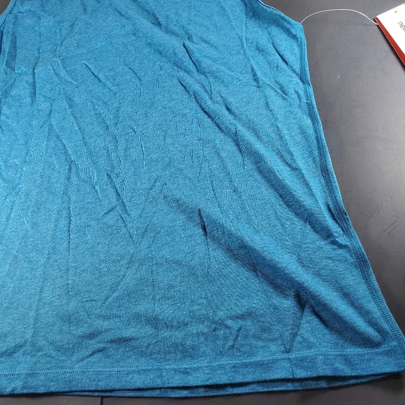 New Balance Women's XL Heather Tech Racerback Teal Blue Tank Top NWT - Picture 3 of 8